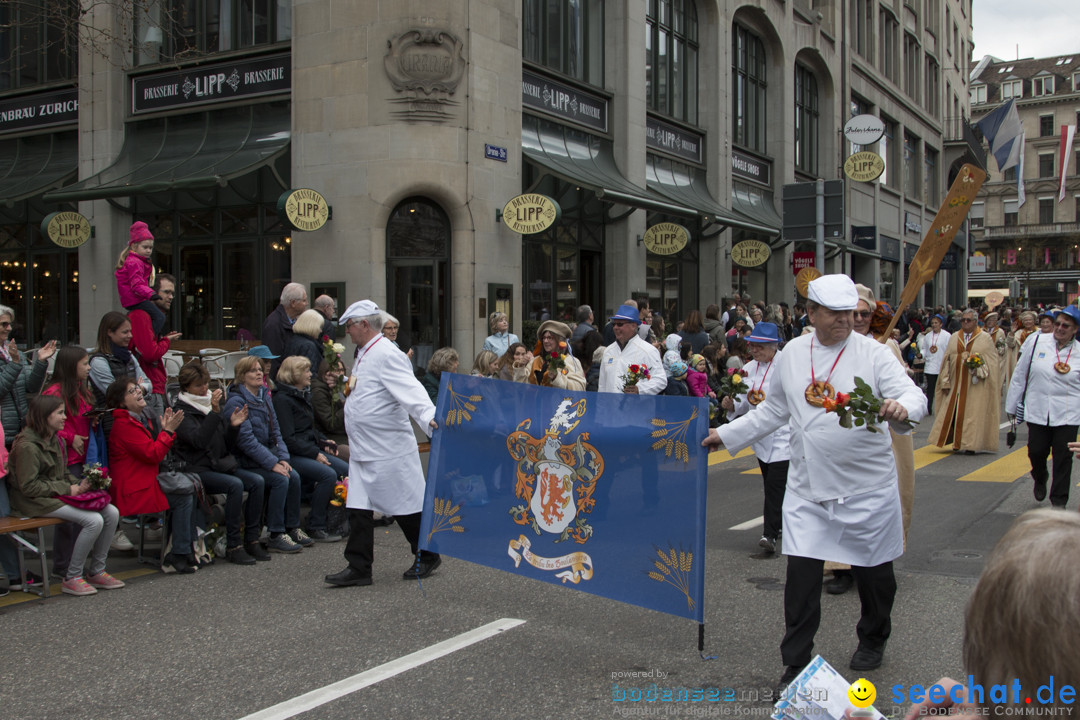 Sechselaeuten Kinderumzug - Fruehlingsfest: Zuerich, 08.04.2019