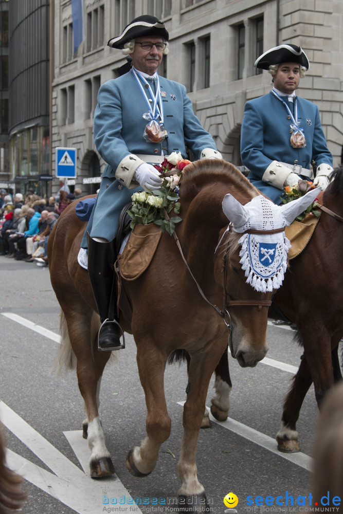 Sechselaeuten Kinderumzug - Fruehlingsfest: Zuerich, 08.04.2019