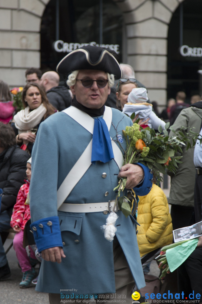 Sechselaeuten Kinderumzug - Fruehlingsfest: Zuerich, 08.04.2019