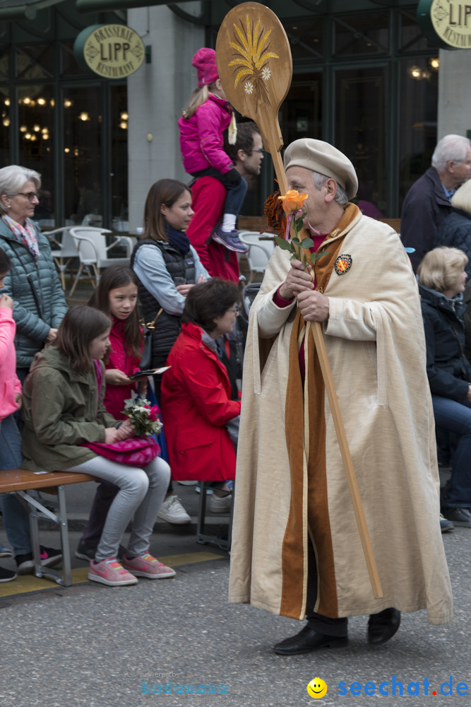 Sechselaeuten Kinderumzug - Fruehlingsfest: Zuerich, 08.04.2019