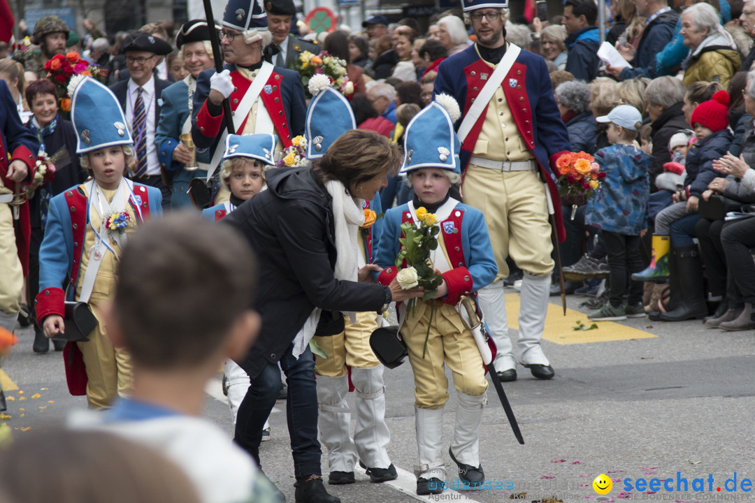 Sechselaeuten Kinderumzug - Fruehlingsfest: Zuerich, 08.04.2019