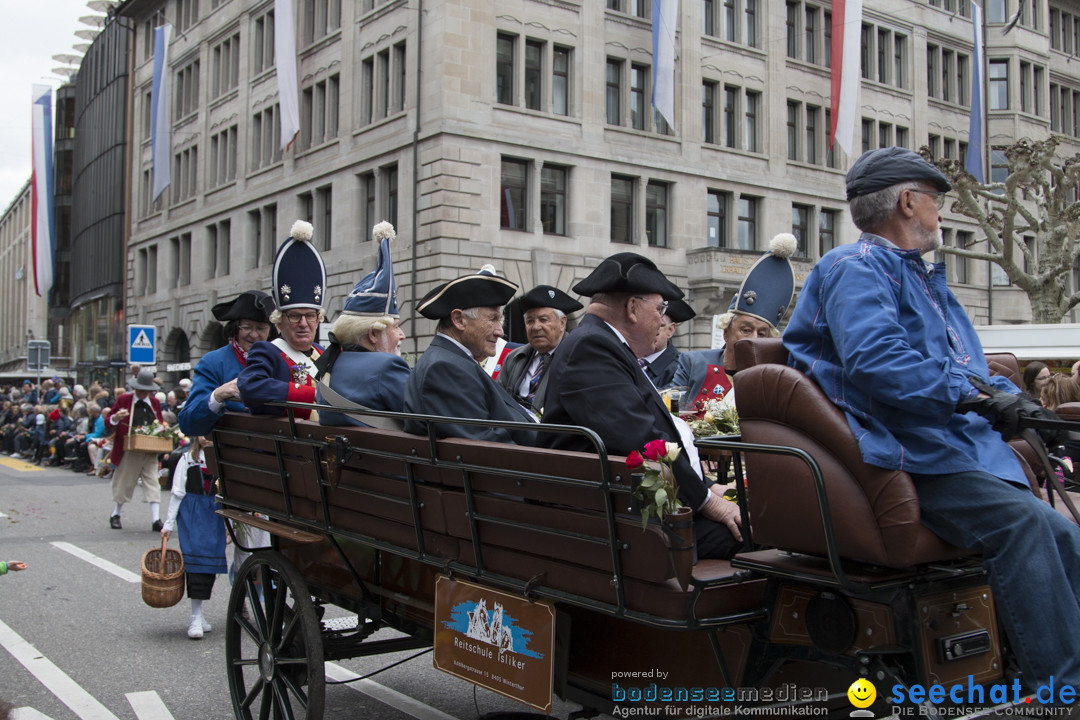 Sechselaeuten Kinderumzug - Fruehlingsfest: Zuerich, 08.04.2019