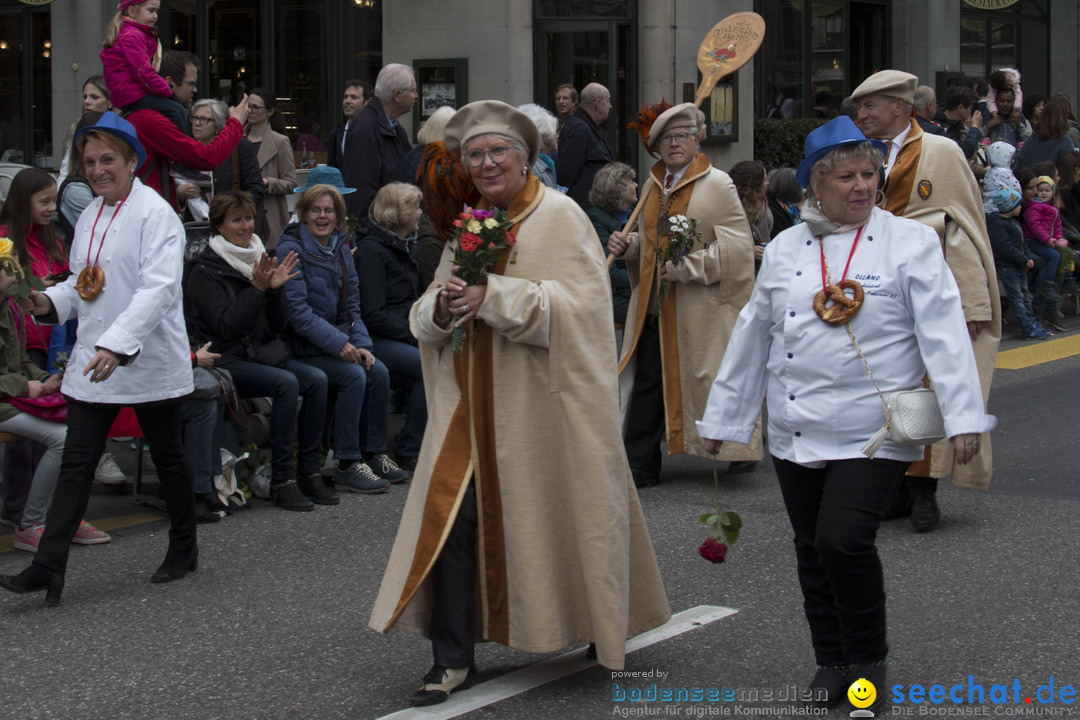 Sechselaeuten Kinderumzug - Fruehlingsfest: Zuerich, 08.04.2019