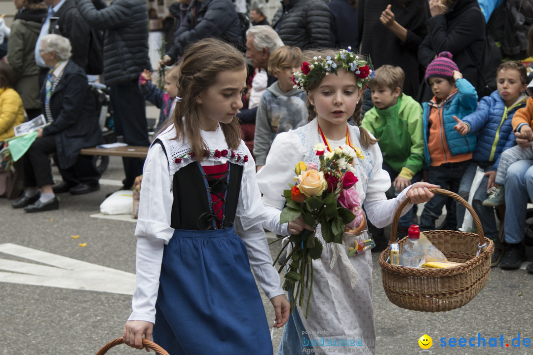 Sechselaeuten Kinderumzug - Fruehlingsfest: Zuerich, 08.04.2019