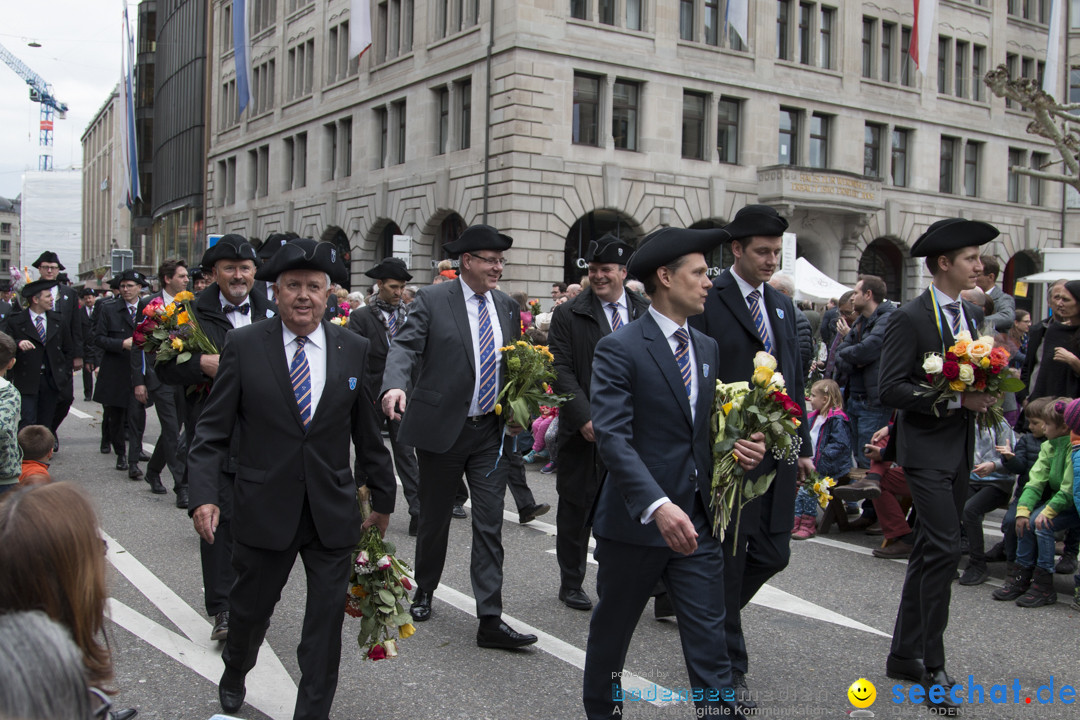 Sechselaeuten Kinderumzug - Fruehlingsfest: Zuerich, 08.04.2019