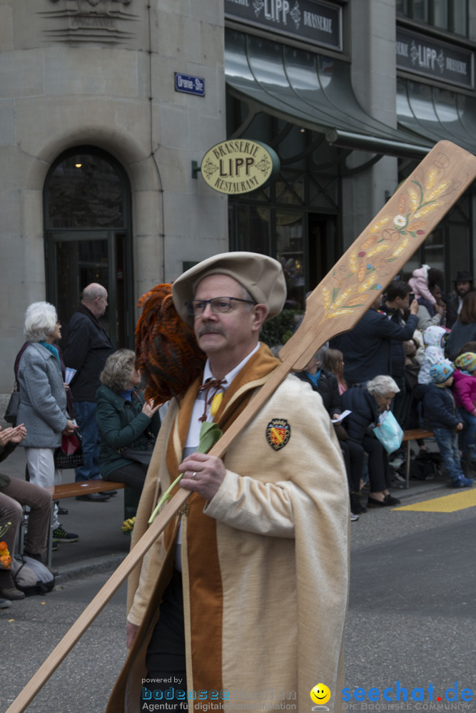 Sechselaeuten Kinderumzug - Fruehlingsfest: Zuerich, 08.04.2019