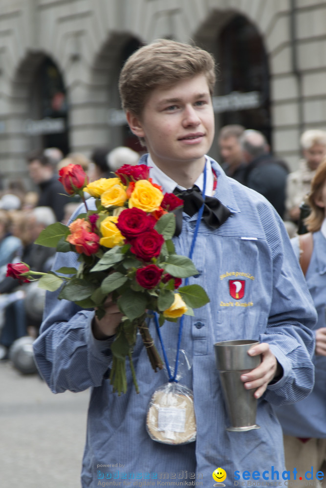 Sechselaeuten Kinderumzug - Fruehlingsfest: Zuerich, 08.04.2019