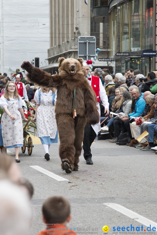 Sechselaeuten Kinderumzug - Fruehlingsfest: Zuerich, 08.04.2019