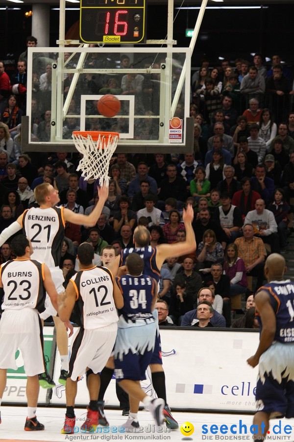 Basketball Bundesliga: ULM - BREMERHAVEN: Ulm, 27.02.2010