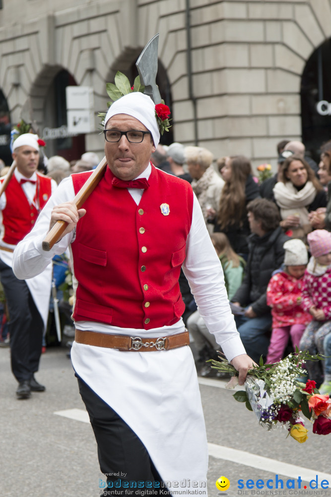 Sechselaeuten Kinderumzug - Fruehlingsfest: Zuerich, 08.04.2019