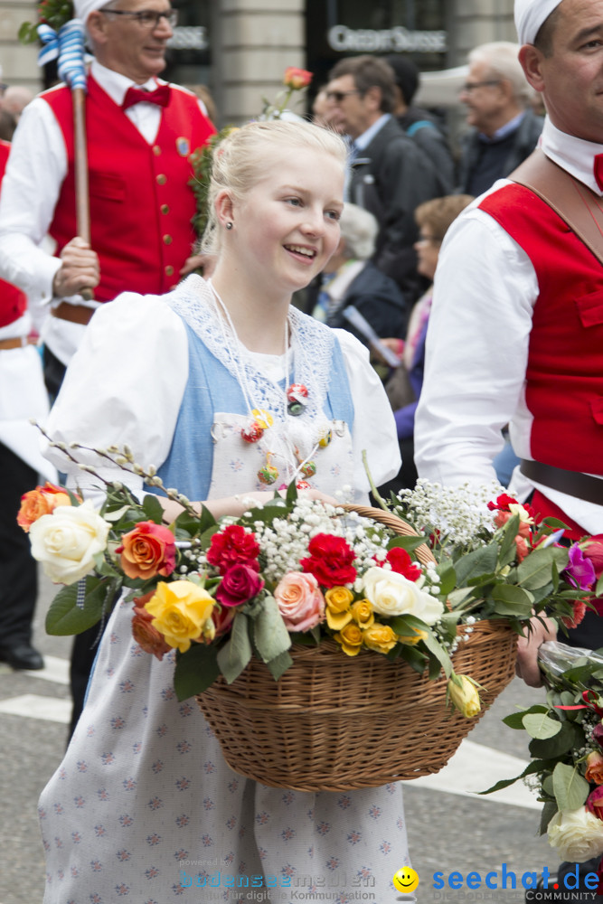 Sechselaeuten Kinderumzug - Fruehlingsfest: Zuerich, 08.04.2019