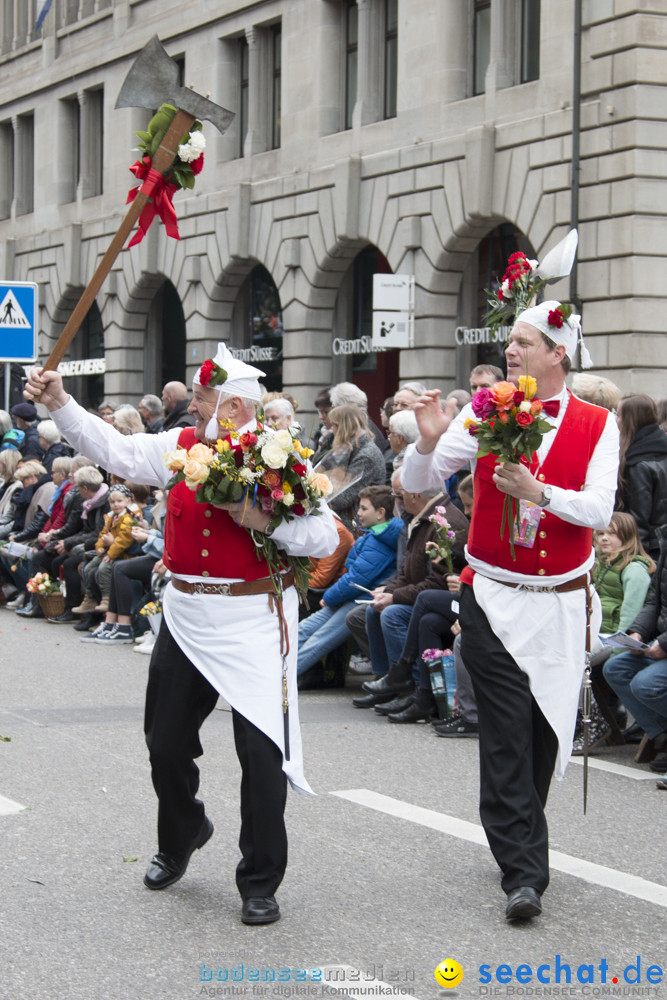 Sechselaeuten Kinderumzug - Fruehlingsfest: Zuerich, 08.04.2019