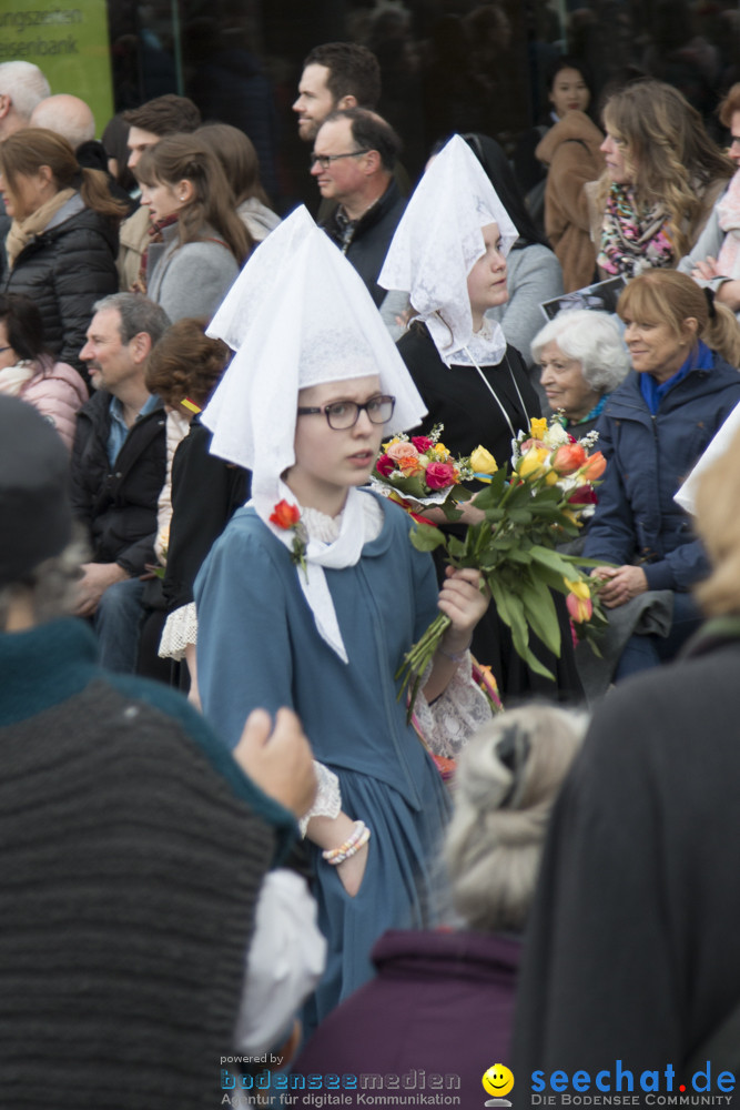 Sechselaeuten Kinderumzug - Fruehlingsfest: Zuerich, 08.04.2019