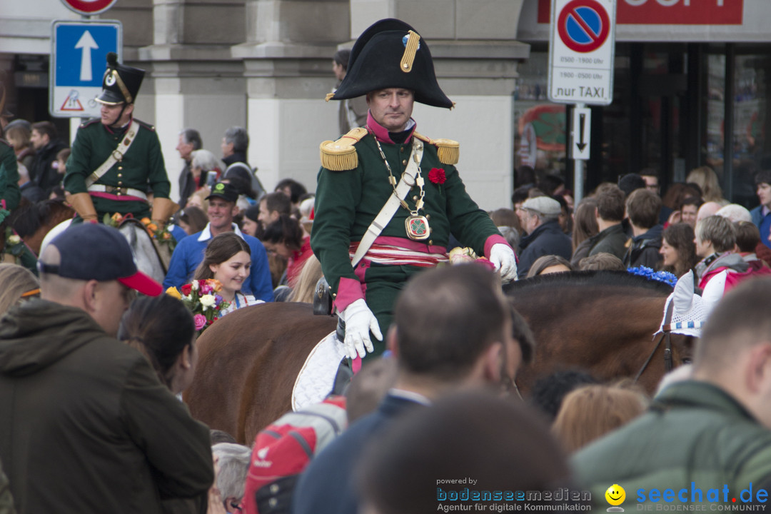 Sechselaeuten Kinderumzug - Fruehlingsfest: Zuerich, 08.04.2019