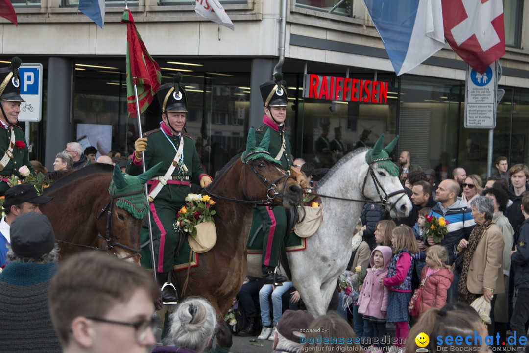 Sechselaeuten Kinderumzug - Fruehlingsfest: Zuerich, 08.04.2019