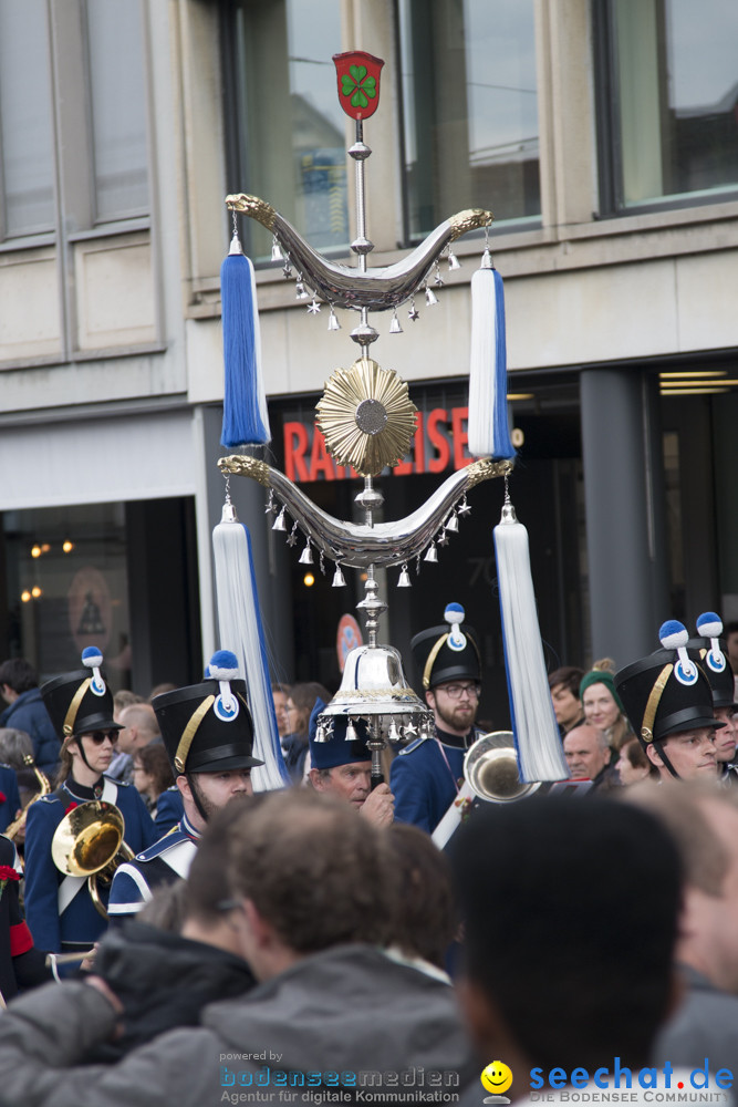 Sechselaeuten Kinderumzug - Fruehlingsfest: Zuerich, 08.04.2019