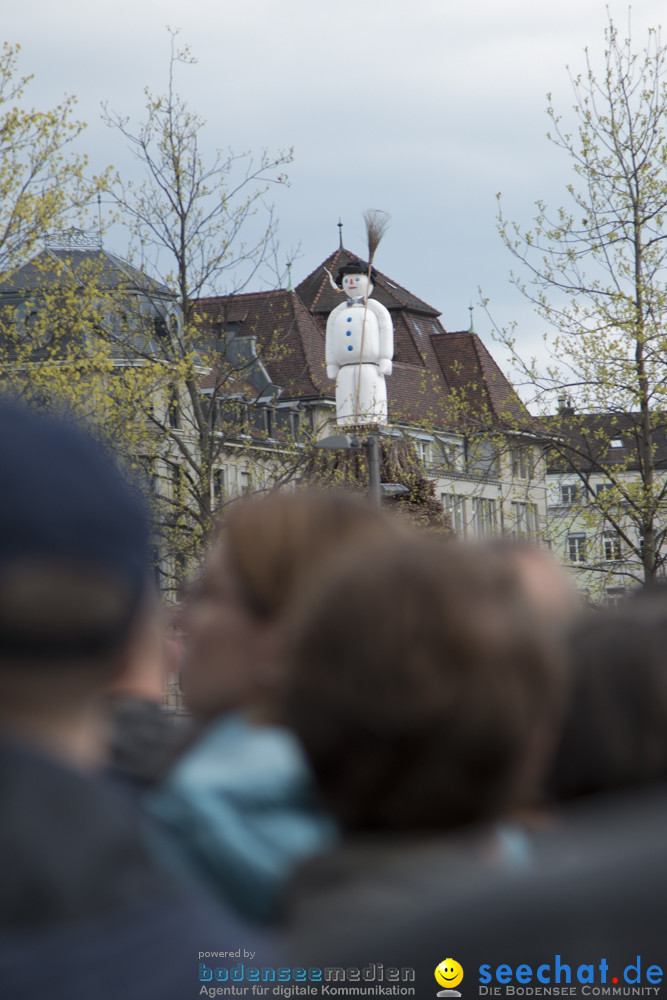 Sechselaeuten Kinderumzug - Fruehlingsfest: Zuerich, 08.04.2019