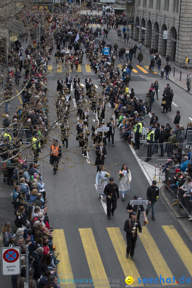 Sechselaeuten Kinderumzug - Fruehlingsfest: Zuerich, 08.04.2019