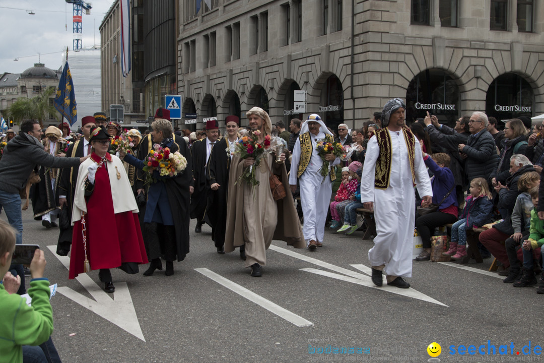 Sechselaeuten Kinderumzug - Fruehlingsfest: Zuerich, 08.04.2019