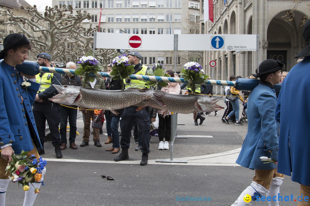 Sechselaeuten Kinderumzug - Fruehlingsfest: Zuerich, 08.04.2019