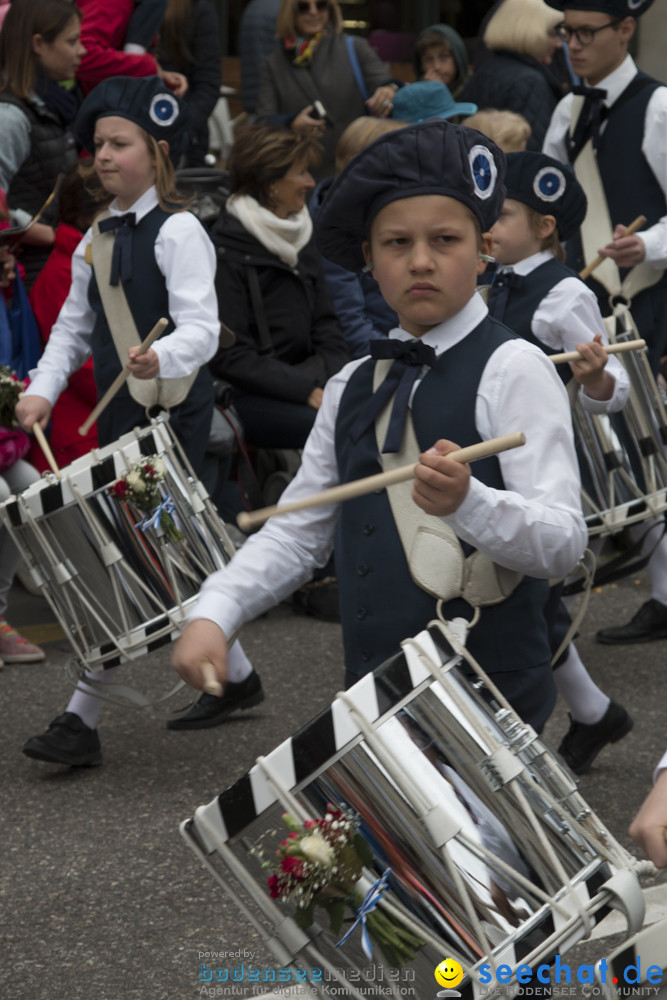 Sechselaeuten Kinderumzug - Fruehlingsfest: Zuerich, 08.04.2019