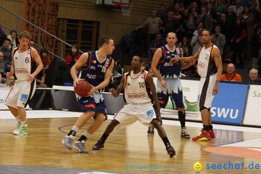 Basketball Bundesliga: ULM - BREMERHAVEN: Ulm, 27.02.2010