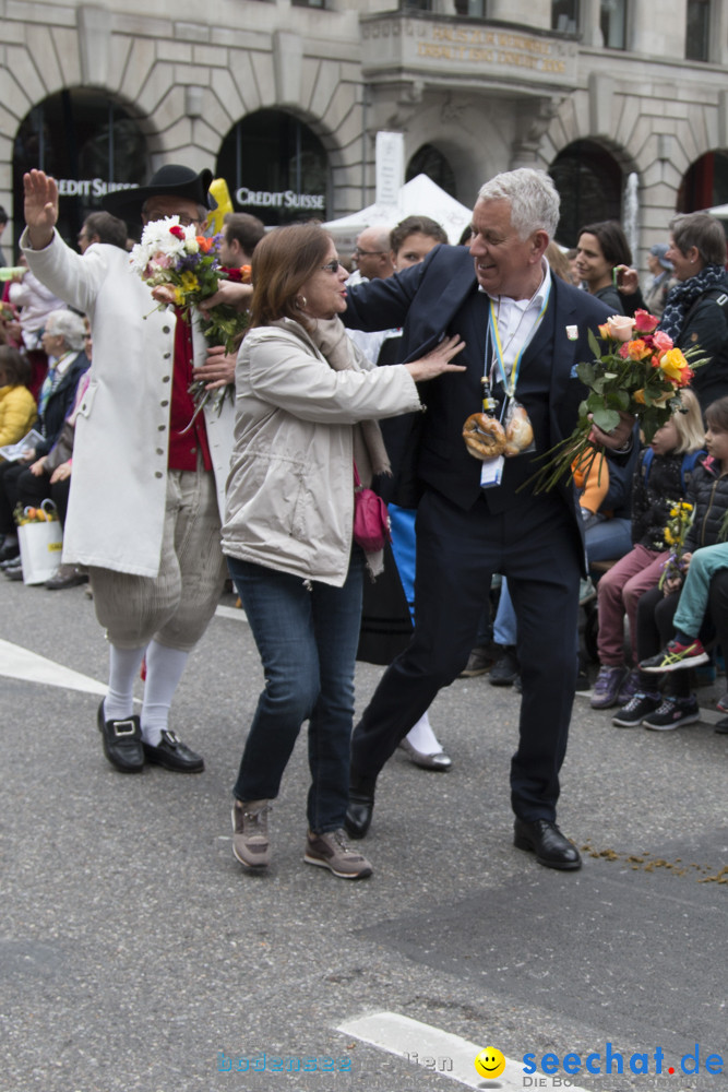 Sechselaeuten Kinderumzug - Fruehlingsfest: Zuerich, 08.04.2019