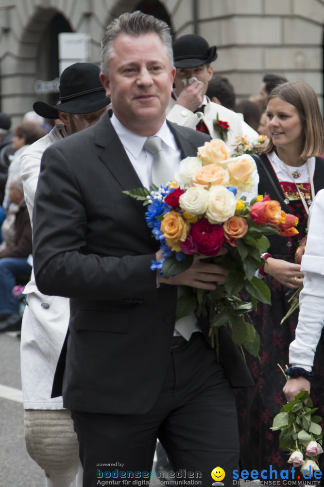 Sechselaeuten Kinderumzug - Fruehlingsfest: Zuerich, 08.04.2019