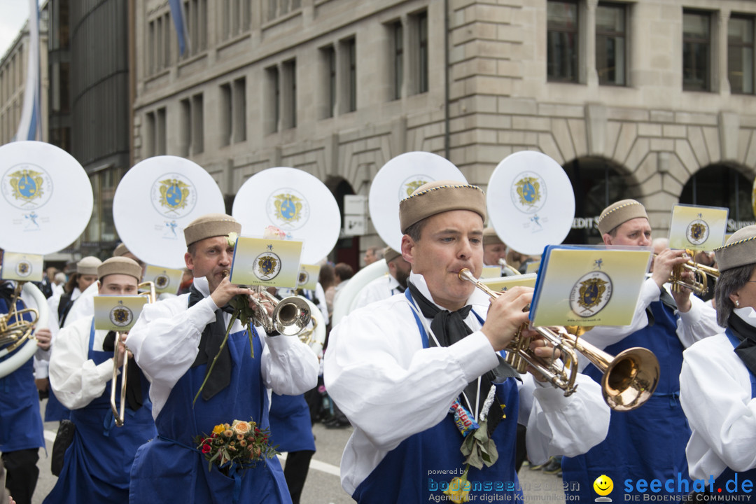 Sechselaeuten Kinderumzug - Fruehlingsfest: Zuerich, 08.04.2019