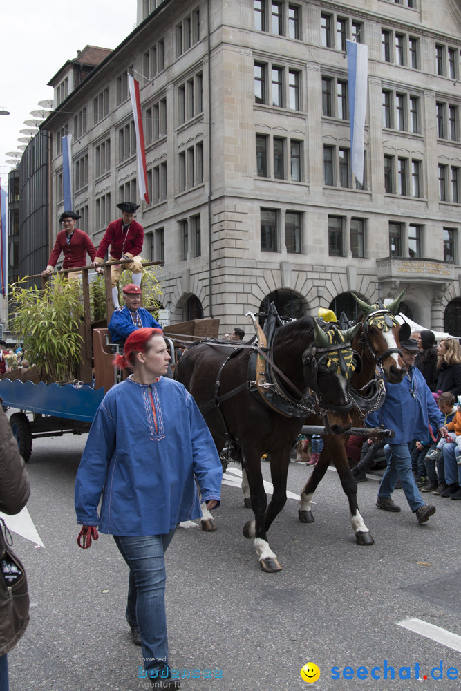 Sechselaeuten Kinderumzug - Fruehlingsfest: Zuerich, 08.04.2019