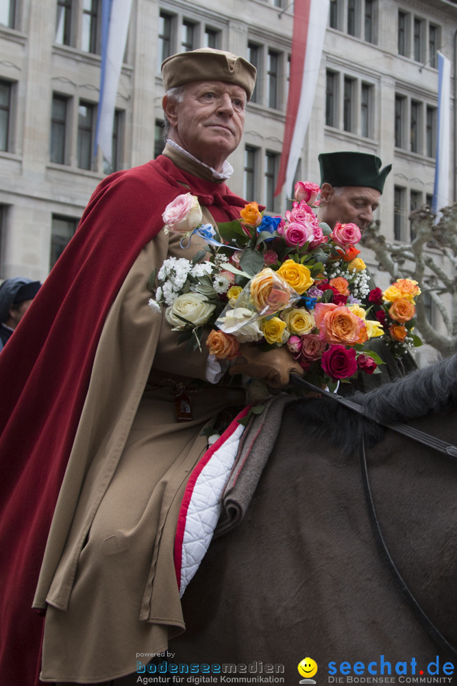 Sechselaeuten Kinderumzug - Fruehlingsfest: Zuerich, 08.04.2019