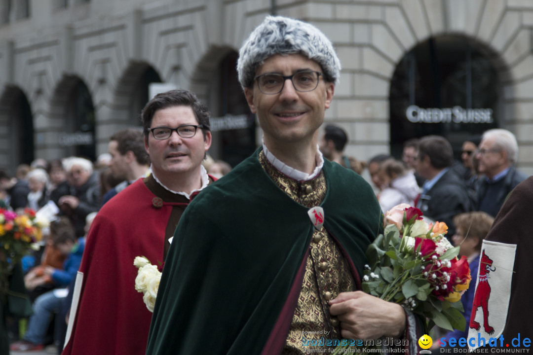 Sechselaeuten Kinderumzug - Fruehlingsfest: Zuerich, 08.04.2019