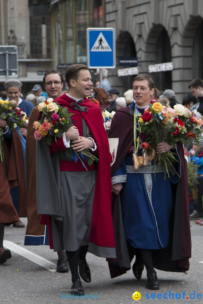 Sechselaeuten Kinderumzug - Fruehlingsfest: Zuerich, 08.04.2019