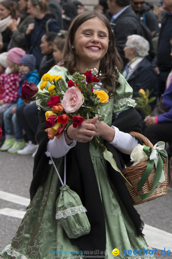 Sechselaeuten Kinderumzug - Fruehlingsfest: Zuerich, 08.04.2019