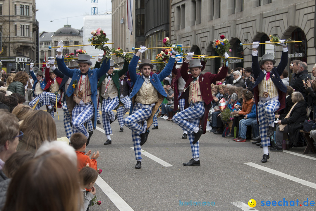 Sechselaeuten Kinderumzug - Fruehlingsfest: Zuerich, 08.04.2019