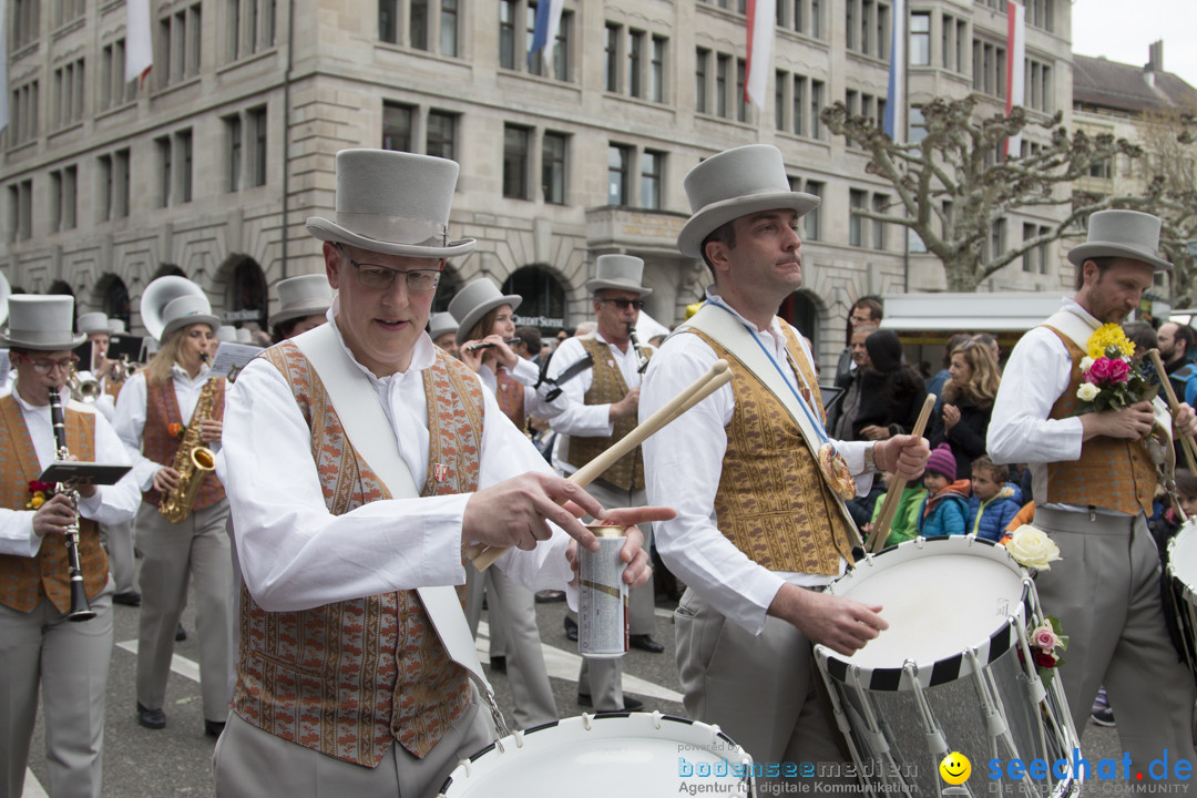 Sechselaeuten Kinderumzug - Fruehlingsfest: Zuerich, 08.04.2019