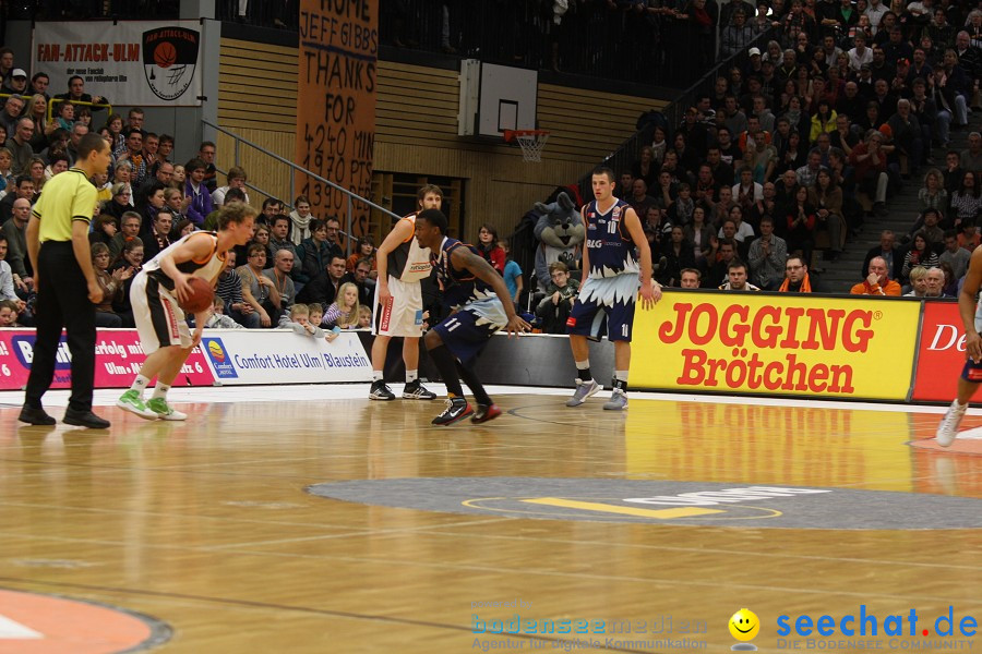 Basketball Bundesliga: ULM - BREMERHAVEN: Ulm, 27.02.2010