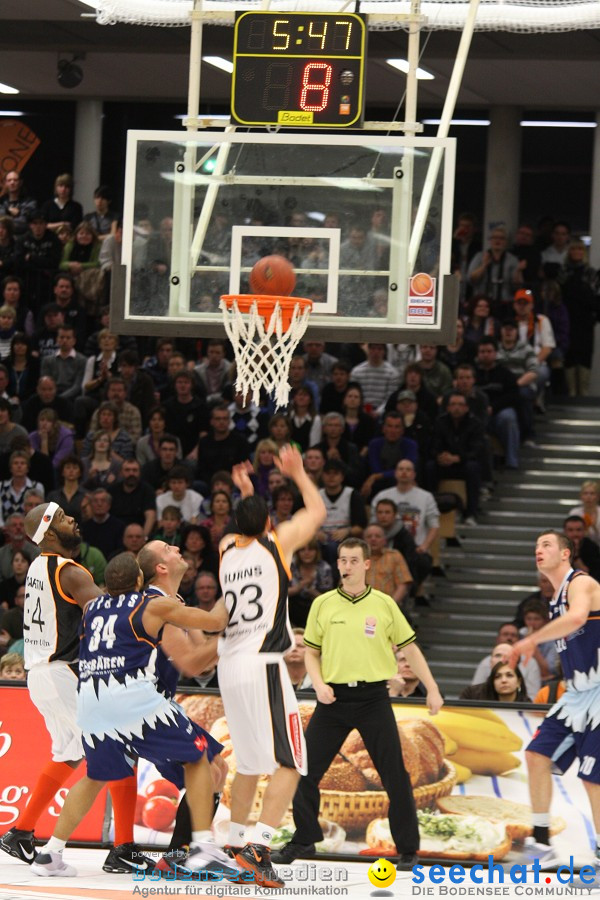 Basketball Bundesliga: ULM - BREMERHAVEN: Ulm, 27.02.2010