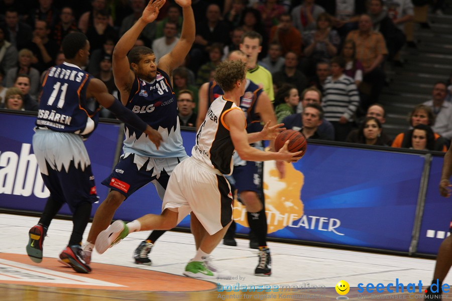 Basketball Bundesliga: ULM - BREMERHAVEN: Ulm, 27.02.2010