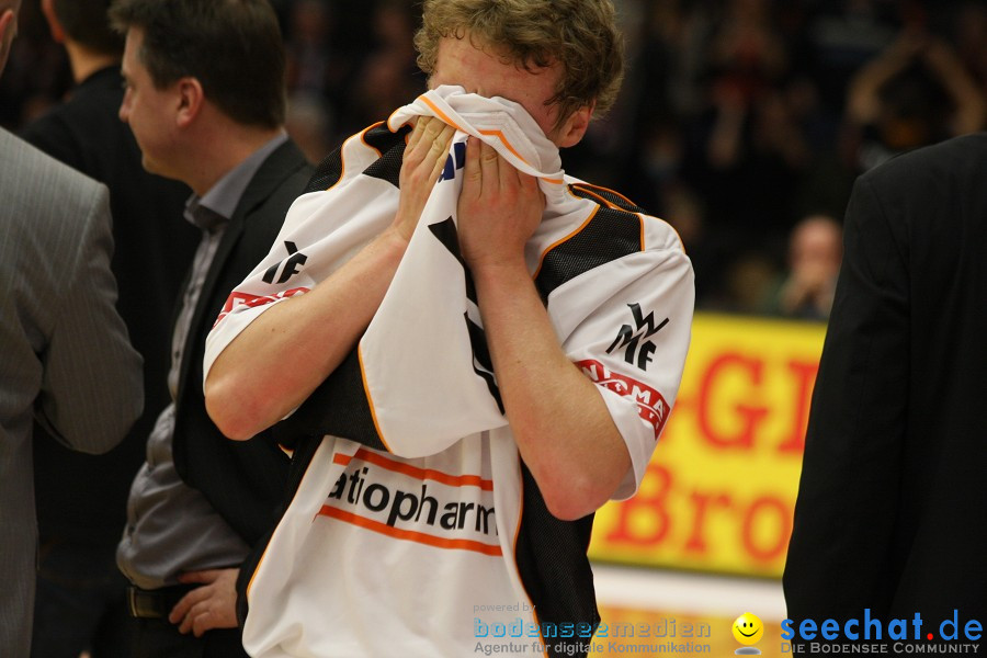 Basketball Bundesliga: ULM - BREMERHAVEN: Ulm, 27.02.2010