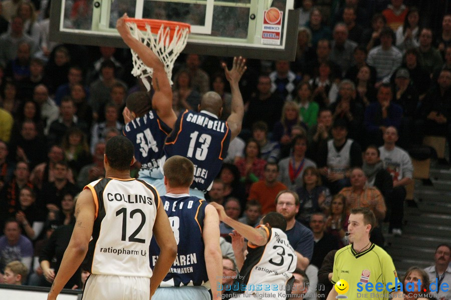 Basketball Bundesliga: ULM - BREMERHAVEN: Ulm, 27.02.2010