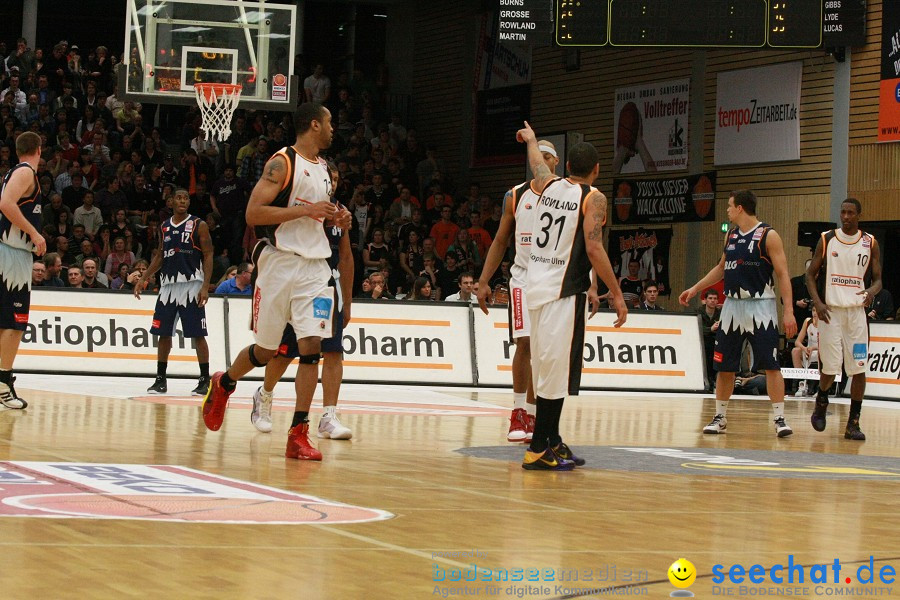 Basketball Bundesliga: ULM - BREMERHAVEN: Ulm, 27.02.2010