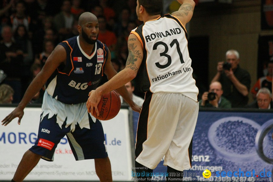 Basketball Bundesliga: ULM - BREMERHAVEN: Ulm, 27.02.2010