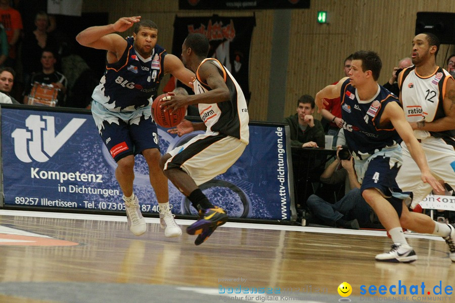 Basketball Bundesliga: ULM - BREMERHAVEN: Ulm, 27.02.2010