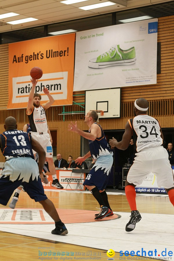 Basketball Bundesliga: ULM - BREMERHAVEN: Ulm, 27.02.2010