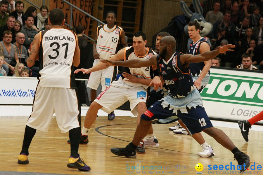 Basketball Bundesliga: ULM - BREMERHAVEN: Ulm, 27.02.2010