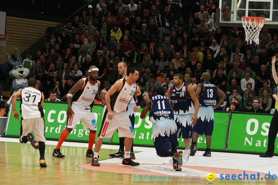 Basketball Bundesliga: ULM - BREMERHAVEN: Ulm, 27.02.2010