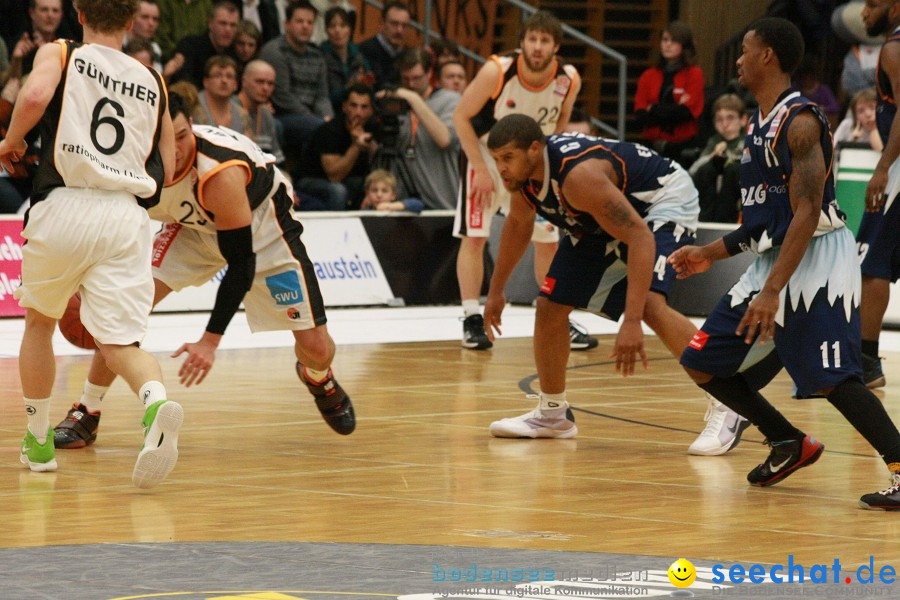 Basketball Bundesliga: ULM - BREMERHAVEN: Ulm, 27.02.2010