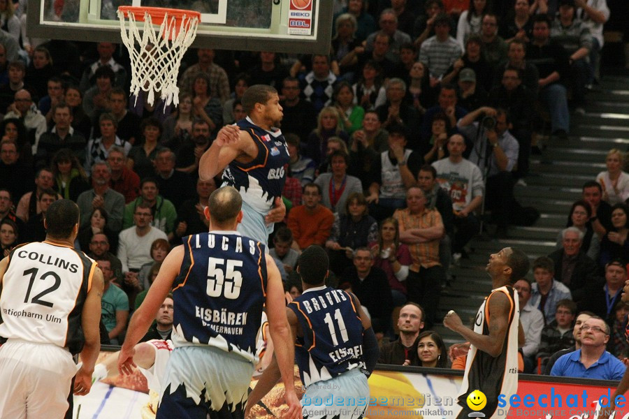 Basketball Bundesliga: ULM - BREMERHAVEN: Ulm, 27.02.2010