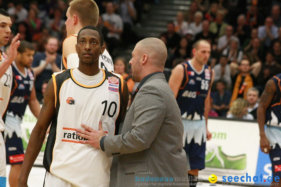 Basketball Bundesliga: ULM - BREMERHAVEN: Ulm, 27.02.2010